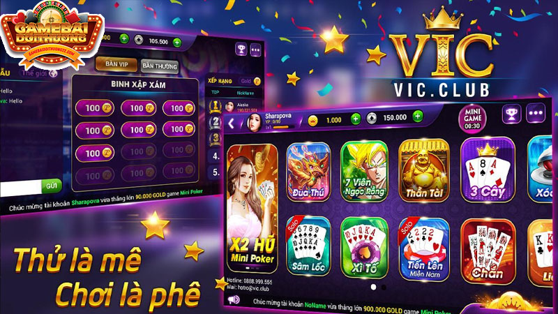 Tổng quan về cổng game Vicclub